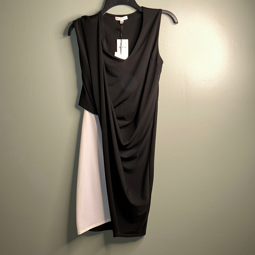 🌻 NWT 💕 Spirit of Grace Black and White Career Dress 🛍️ Size XS